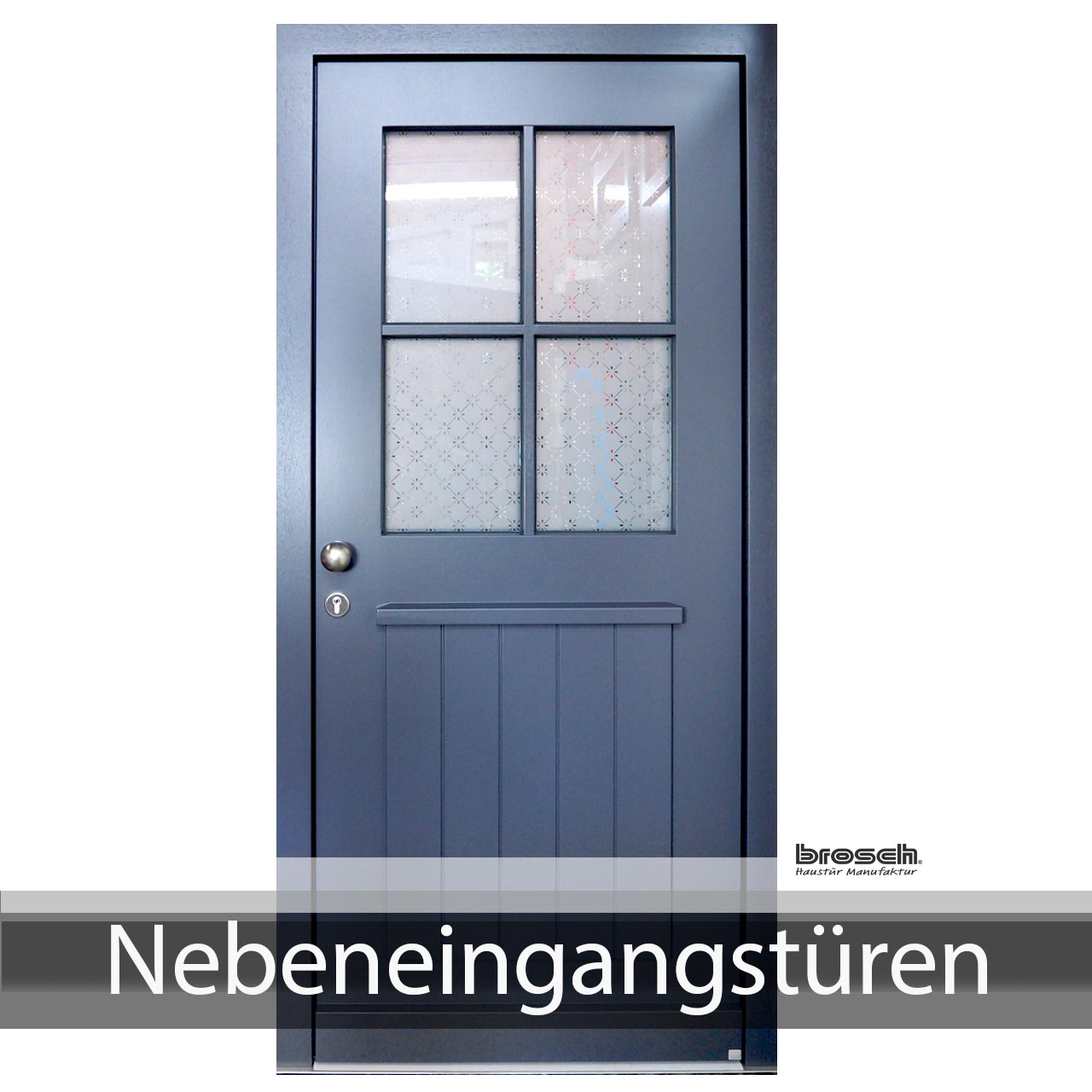 Nebeneingangstür aus Holz