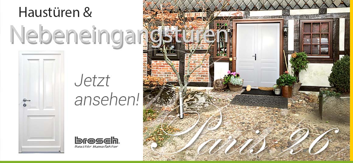 moderne Nebeneingangstüren