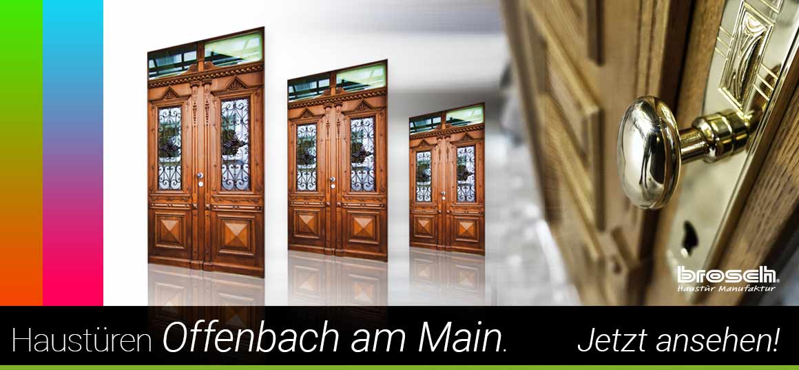 Historische Haustür aus Holz Offenbach am Main