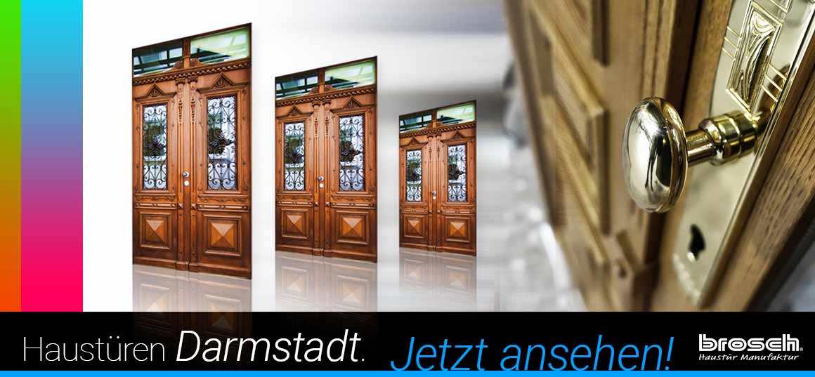 Historische Haustür aus Holz Darmstadt