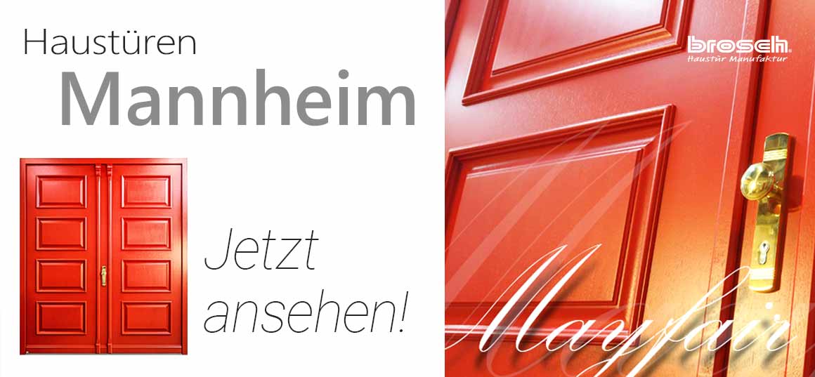 Eingangstüren Mannheim Brosch