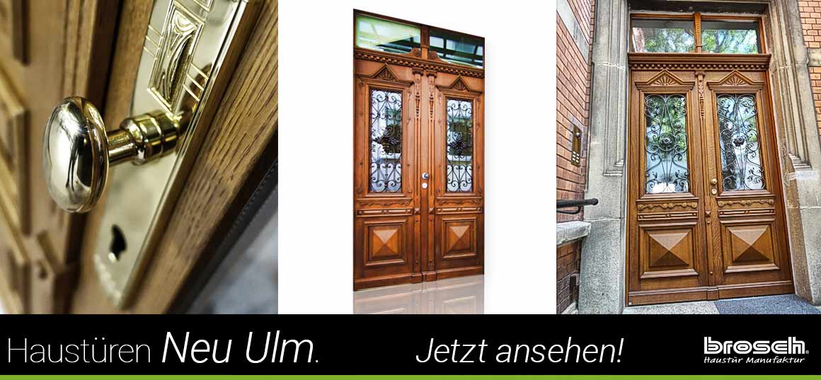 Historische Haustür aus Holz Neu Ulm