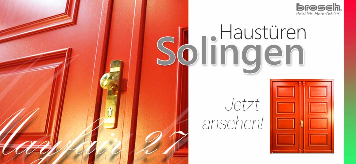 Eingangstüren Solingen Brosch
