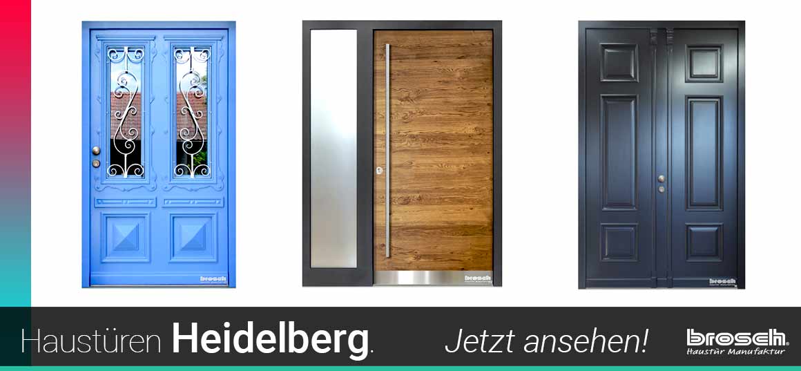 klassische handgefertigte Haustüren Heidelberg