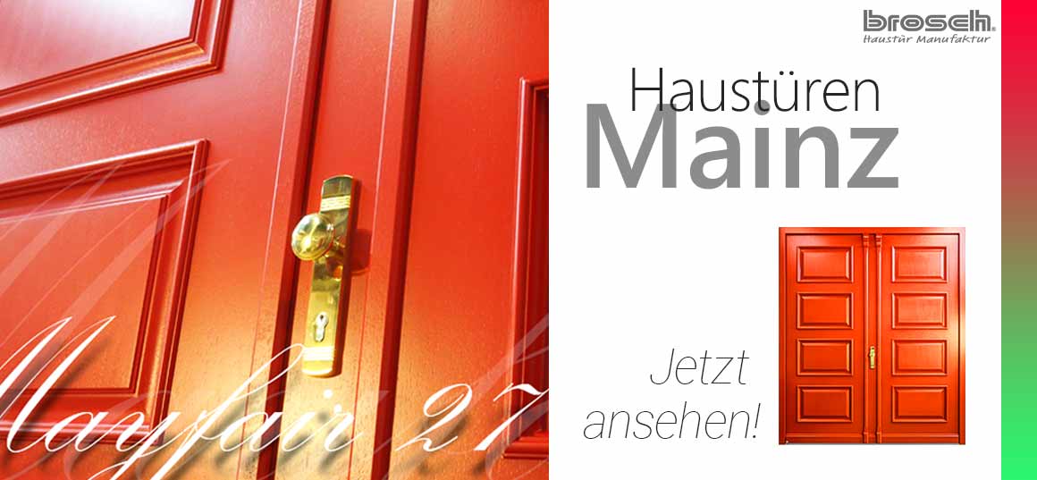 Eingangstüren Mainz Brosch