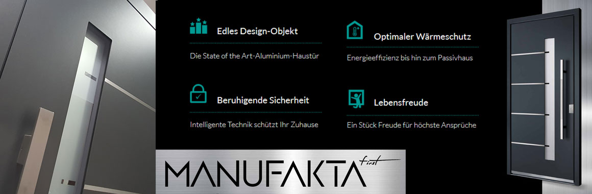 Broemse-Manufakta-Aluminium-Haustür Broemse-Manufakta-Aluminium-Haustür